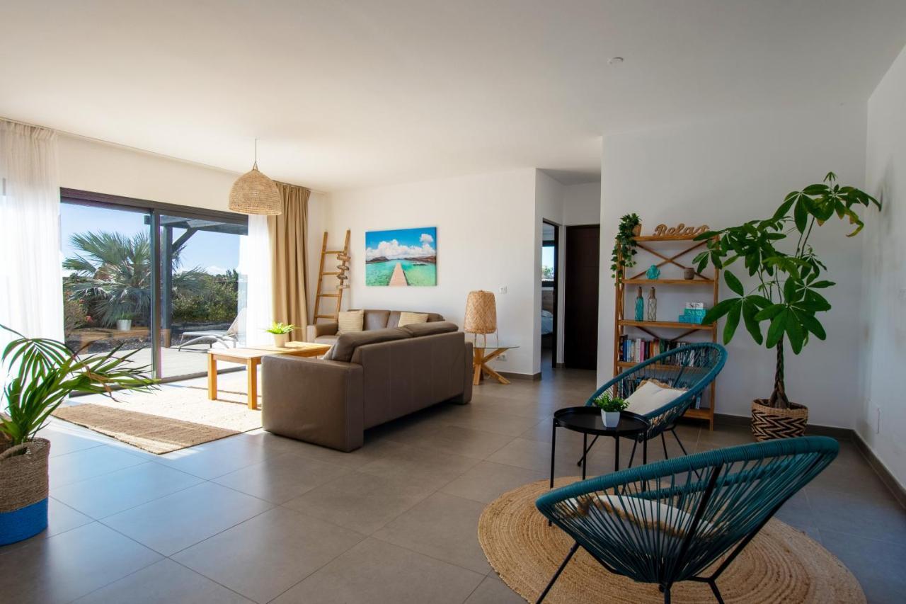Heated & Shared Pool Villa Matriana 36A, North Shore Villas Lajares Bagian luar foto